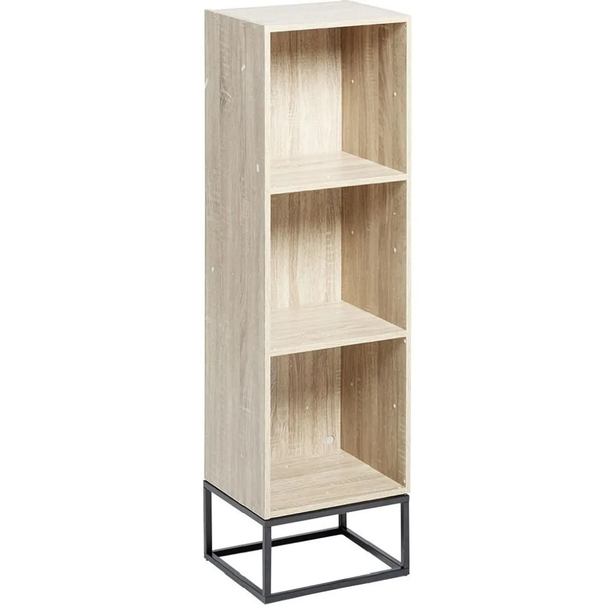 Pieds pour meuble Box Cube métal noir H17,5cm