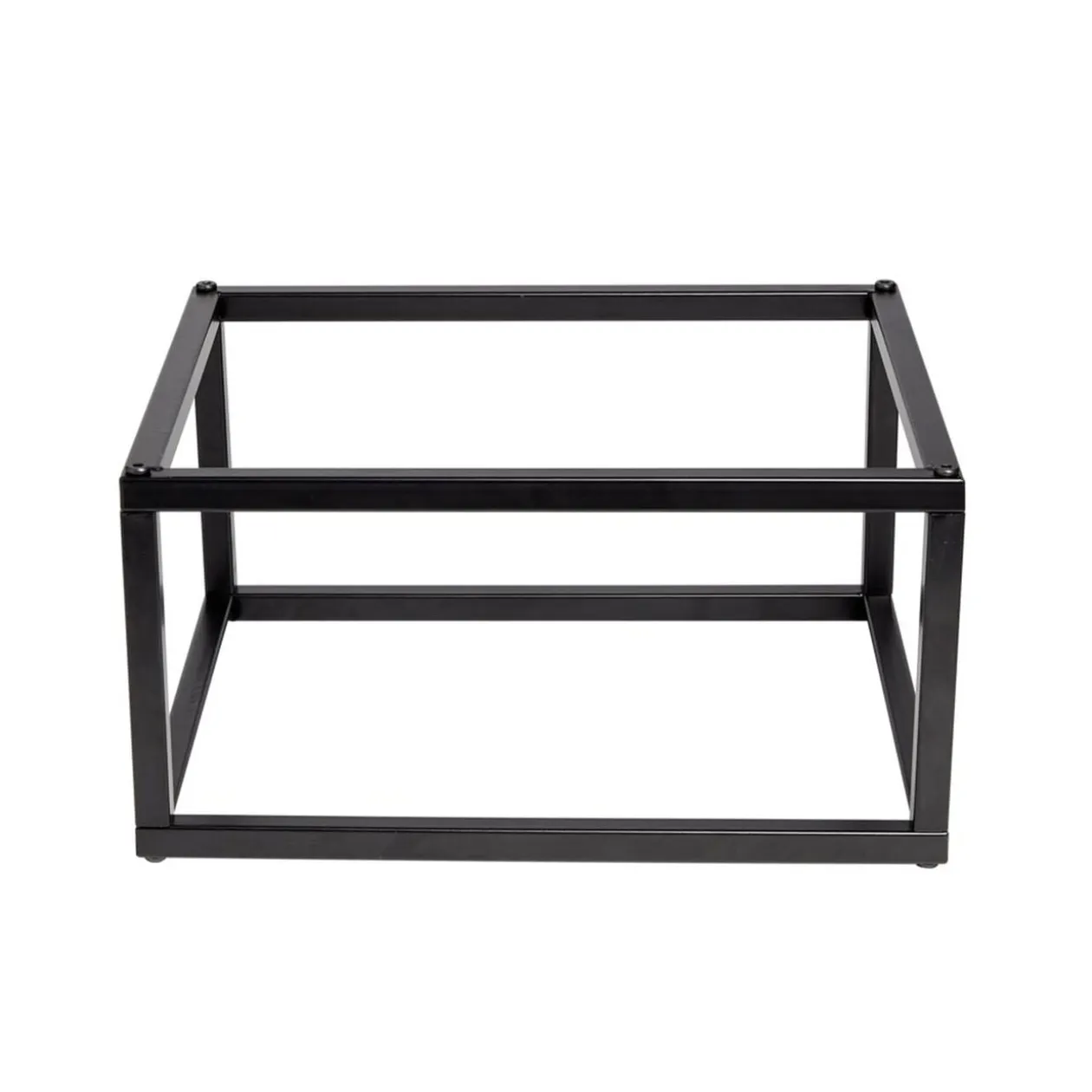 Pieds pour meuble Box Cube métal noir H17,5cm