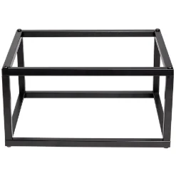 Pieds pour meuble Box Cube métal noir H17,5cm