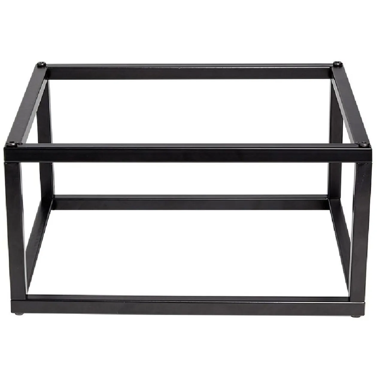 Pieds pour meuble Box Cube métal noir H17,5cm