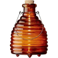 Piège à guêpe en verre strié Ø15xH35cm < Gifi Hot