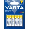 Pile alcaline Varta LR03 type AAA x6