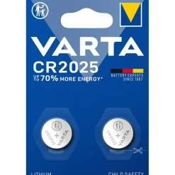 Pile lithium plates Varta CR2025 x2