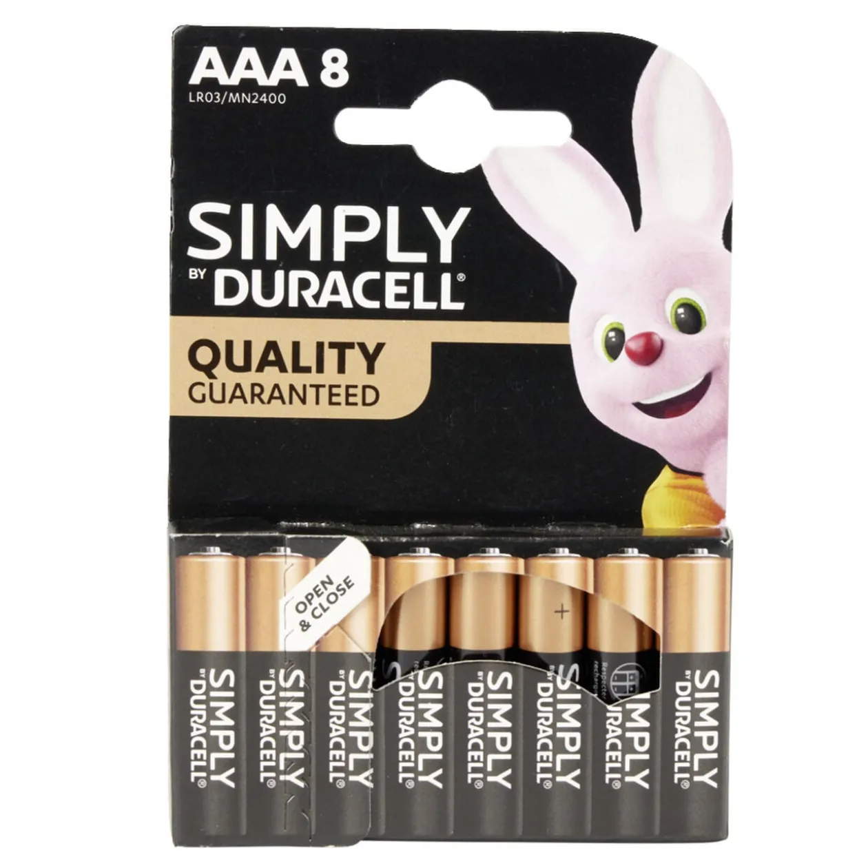 Pile LR03 type AAA x8 Duracell