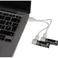 Pile rechargeable USB x4 < Gifi New