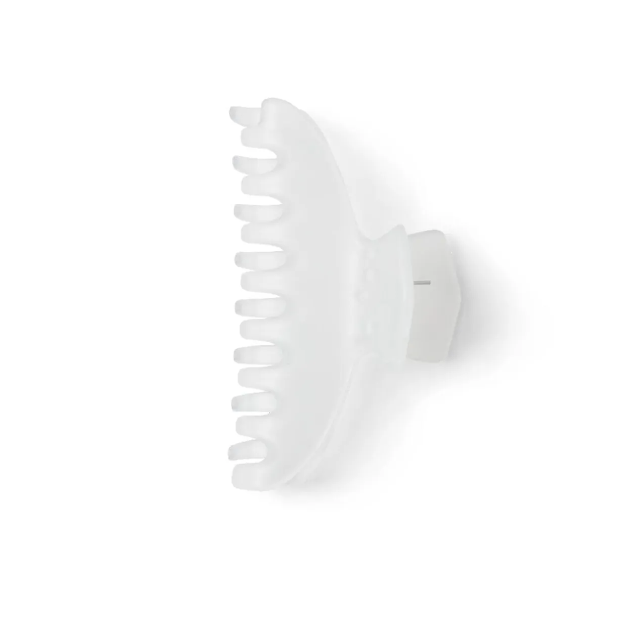 Pince cheveux blanc mat L9cm