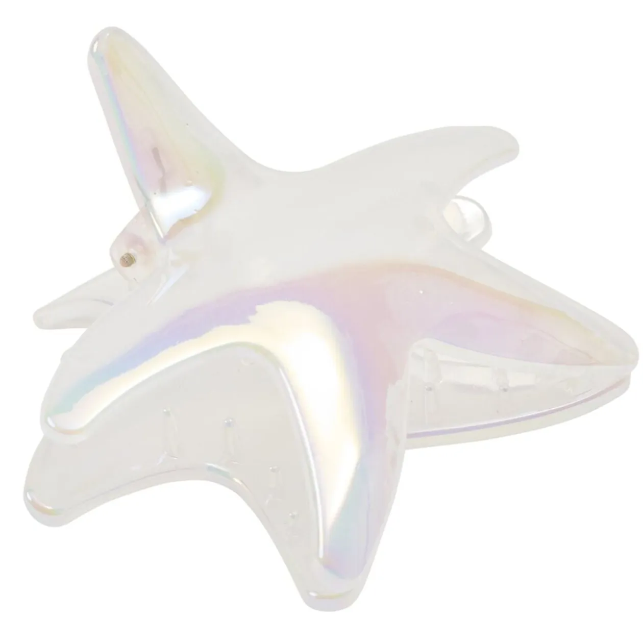Pince cheveux coquillage blanc nacré L6cm
