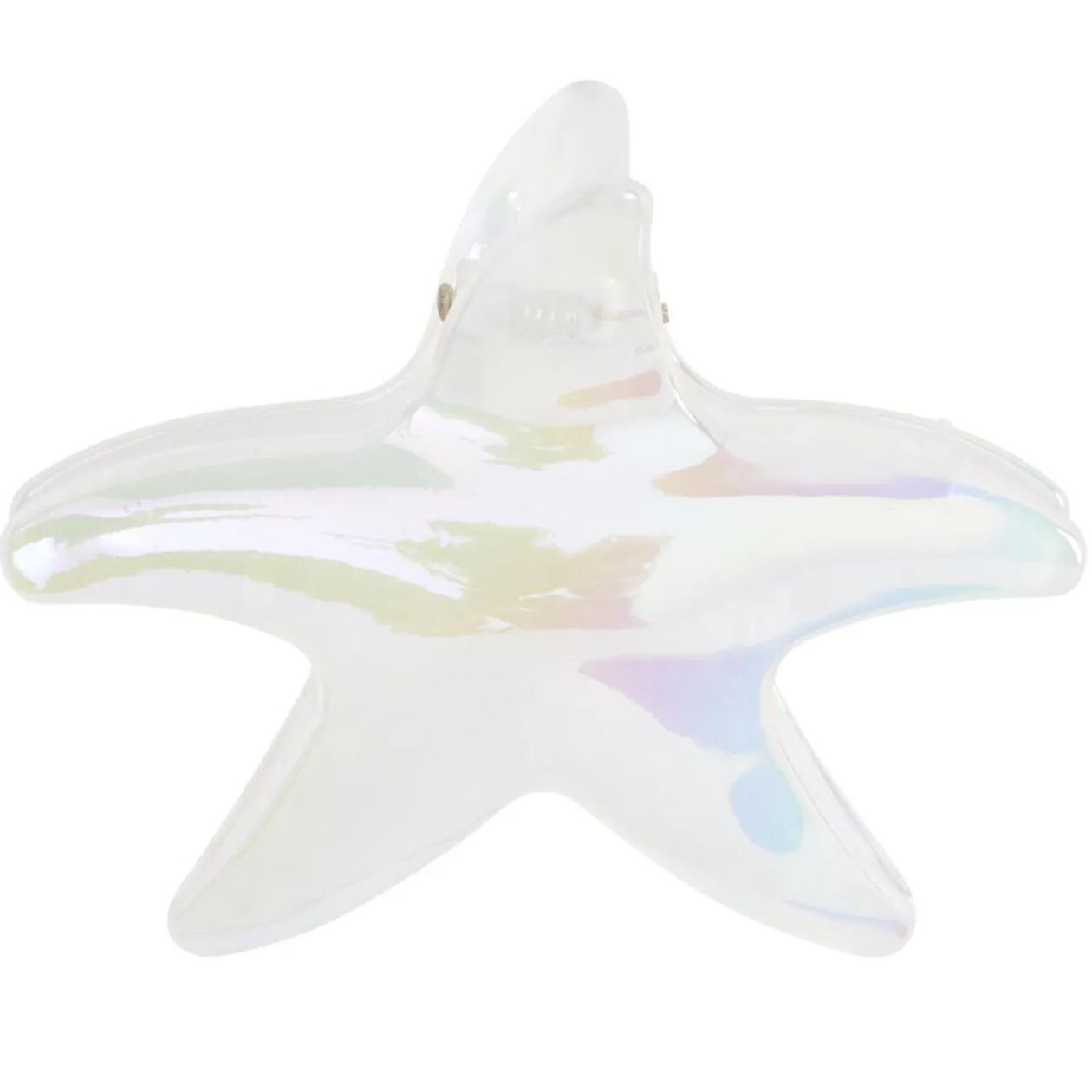Pince cheveux coquillage blanc nacré L6cm