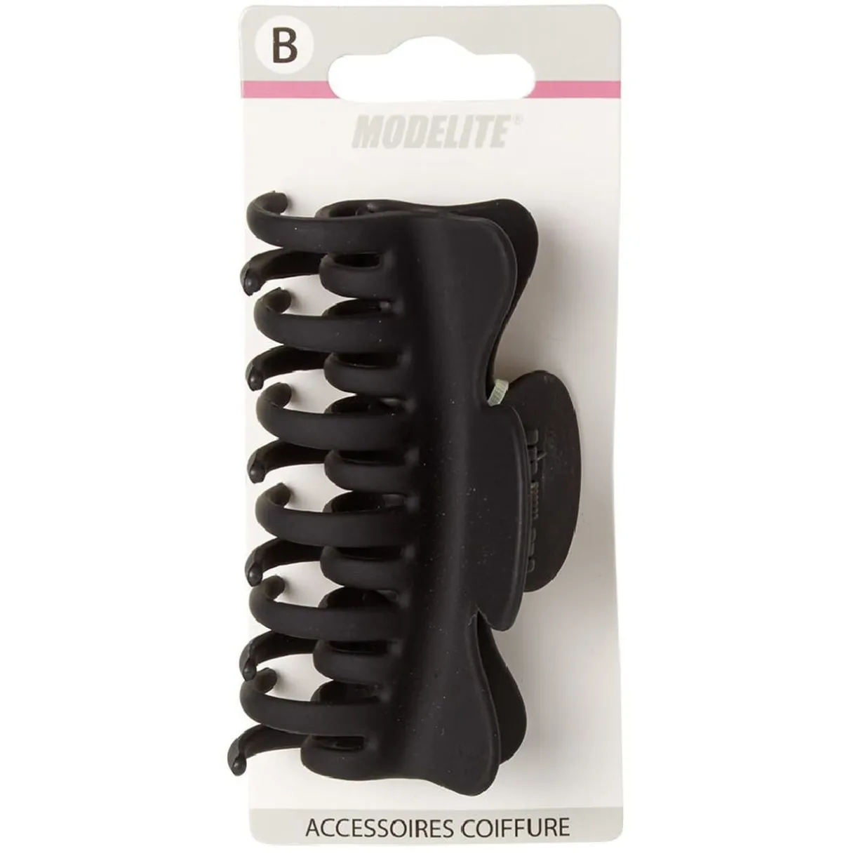 Pince à cheveux croco noir mat L9cm < Gifi Online