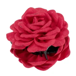 Pince à cheveux fleur camélia Ø9cm (2 modèles rouge ou écru) < Gifi Best