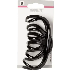 Pince à cheveux noir brillant L.11 cm < Gifi Discount