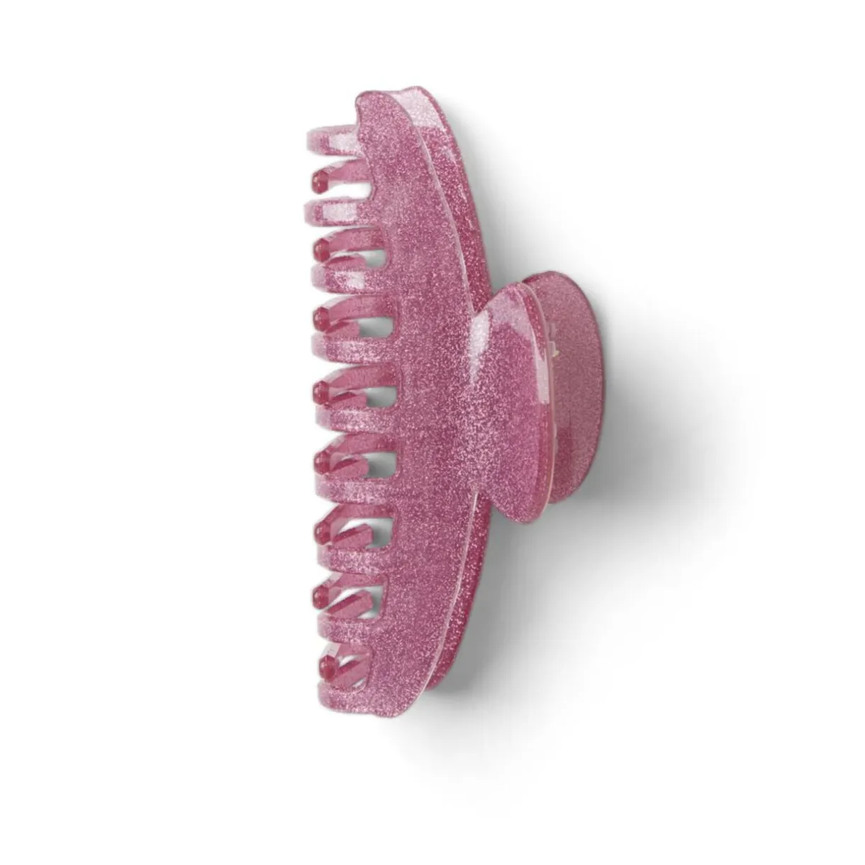 Pince à cheveux à paillettes plastique rose 10cm < Gifi Clearance