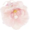 Pince cheveux plastique perle nacrée fleur orchidée rose L12cm < Gifi Discount