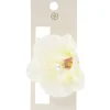 Pince cheveux plastique perle nacrée fleur orchidée jaune L12cm < Gifi Best