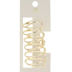 Pince cheveux spirale grand modèle métal doré L13cm < Gifi Sale