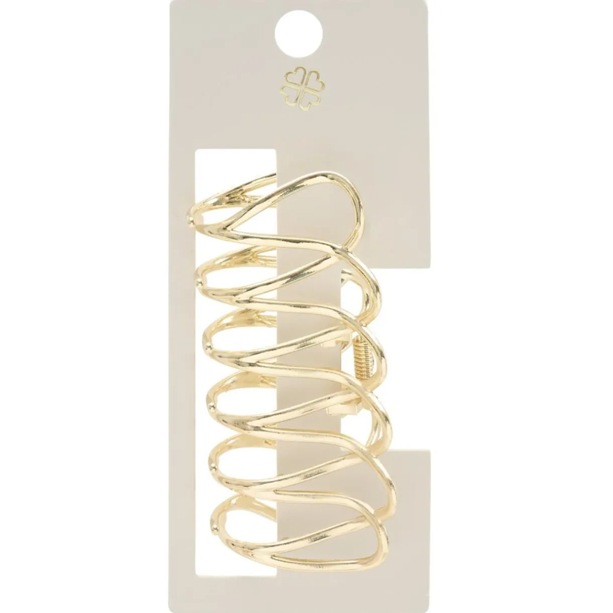Pince cheveux spirale grand modèle métal doré L13cm < Gifi Sale