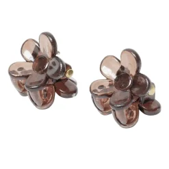 Pince à cheveux x2 fleur plastique Ø1,5cm (2 modèles)