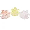 Pince cheveux x3 mini fleur de tiaré nacré plastique jaune rose orange L5cm < Gifi Online