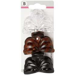 Pince crocodile design papillon L.6 cm x3
