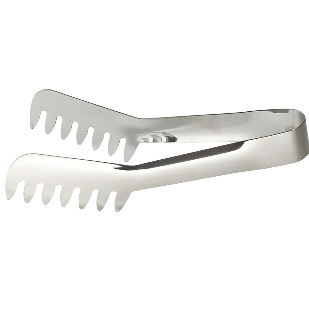 Pince de cuisine en acier gris 3,5x4,5xL19,5cm