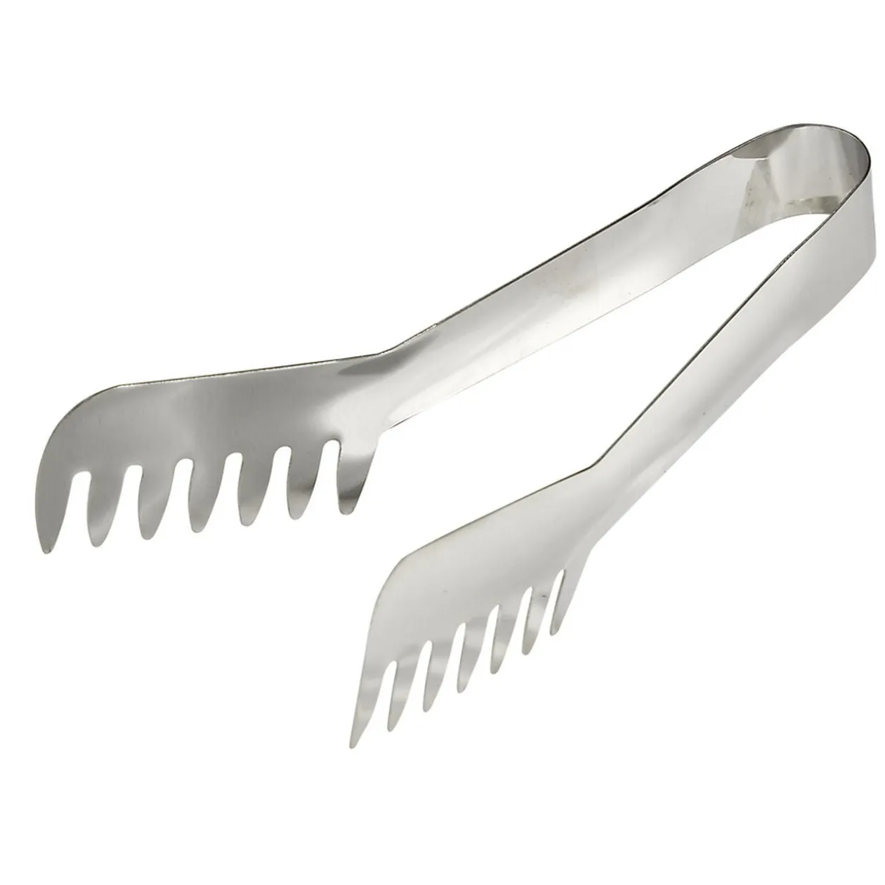 Pince de cuisine en acier gris 3,5x4,5xL19,5cm