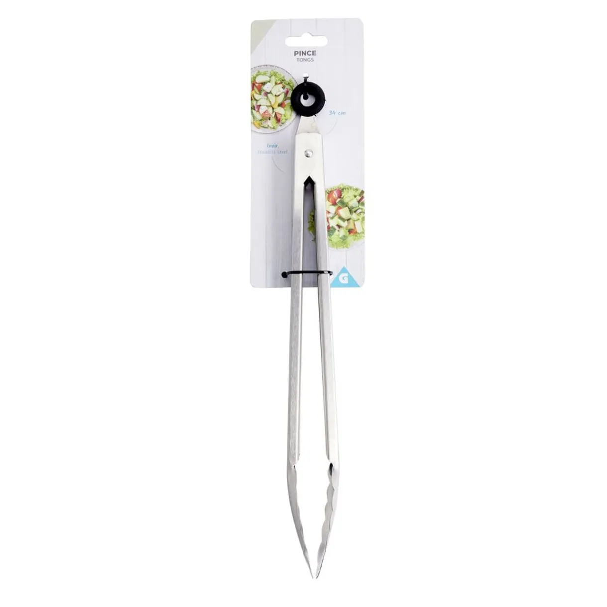 Pince de cuisine en inox L.34cm < Gifi Discount