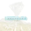 Pince ferme sachet graduée en plastique 8x12cm (lot de 4)