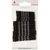 Pince guiche métal noir L.6,5/5,5/4,5 cm x45 < Gifi