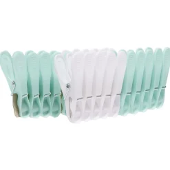 Pince à linge bleu opaque blanc x20 < Gifi Outlet