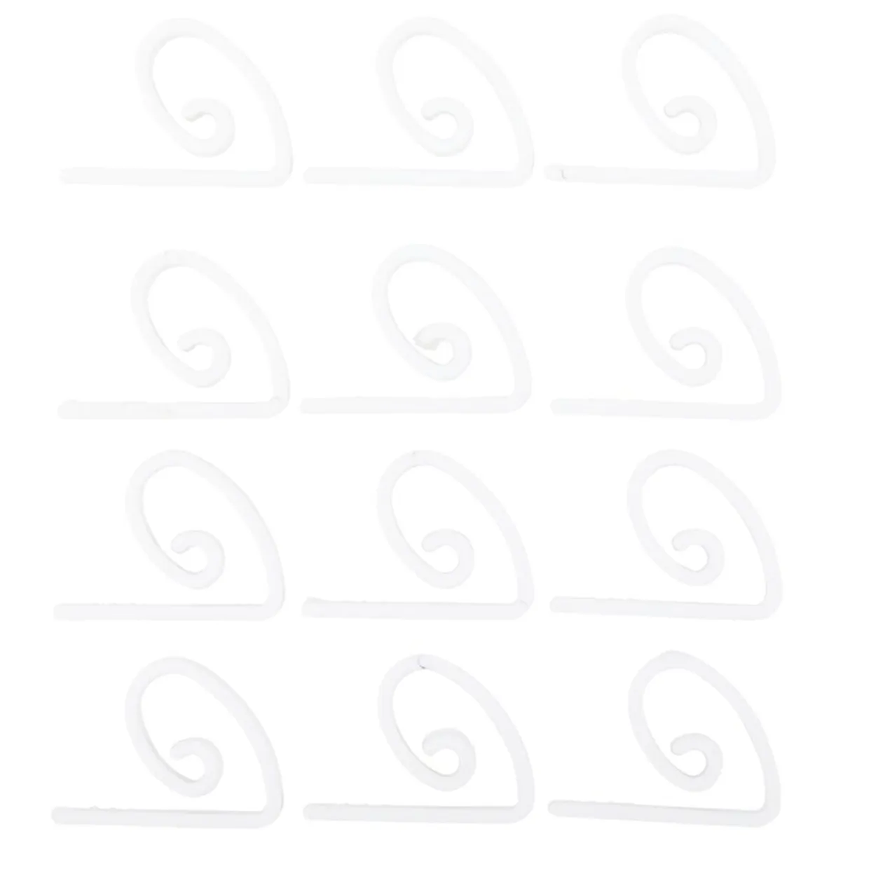 Pince nappe blanc x12