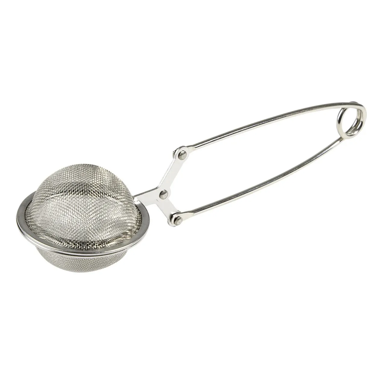 Pince à thé forme boule acier inoxydable Ø5xH16cm < Gifi Online