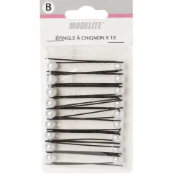 Épingle à chignon décor perle x18