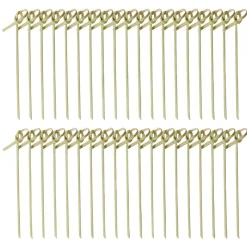 Pique apéritif bambou x40 extrémité nouée H10,5cm < Gifi