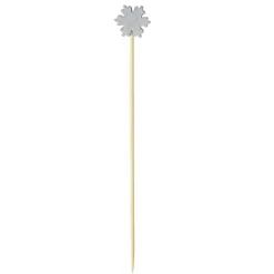 Pique apéritive X20 pcs en bambou L21X12X2 cm (3 designs assortis)