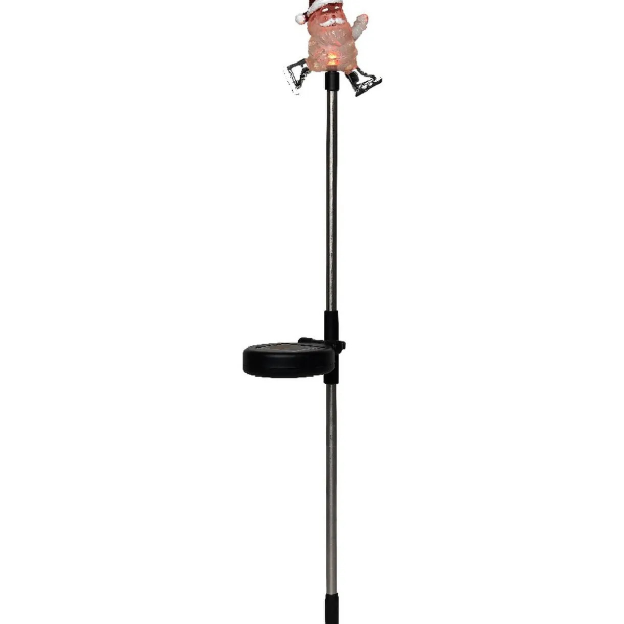 Pique solaire à planter figurine Père Noël 5 LED < Gifi Outlet