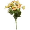 Piquet de fleurs artificielles Ipomée orange jaune