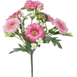 Piquet de marguerites - Fleur artificielle rose
