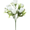 Piquet de roses - Fleur artificielle blanc < Gifi Hot