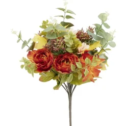 Piquet fleur artificielle pivoine et eucalyptus < Gifi Sale