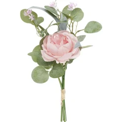 Piquet fleur artificielle rose et eucalyptus Ø16xH39cm < Gifi Online