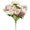 Piquet fleur artificielle rose Ø30xH40cm