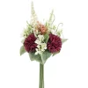 Piquet fleur artificielle Ø25xH33cm blanc et violet < Gifi Online