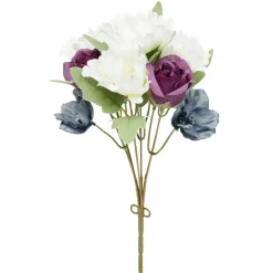 Piquet fleur artificielle Ø18xH32cm multicolore