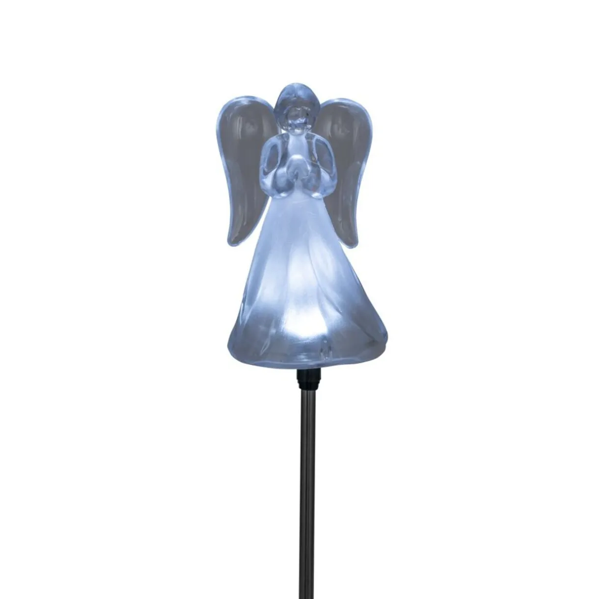 Piquet funéraire solaire ange commémoratif à LED H86cm < Gifi Sale