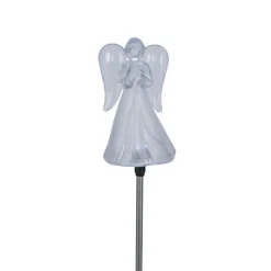 Piquet funéraire solaire ange commémoratif à LED H86cm < Gifi Sale