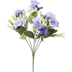 Piquet ipomée violet bouquet fleur artificielle Ø10xH35cm < Gifi Hot