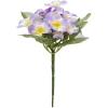 Piquet pensées artificielles 15 têtes H9 cm violet < Gifi Best