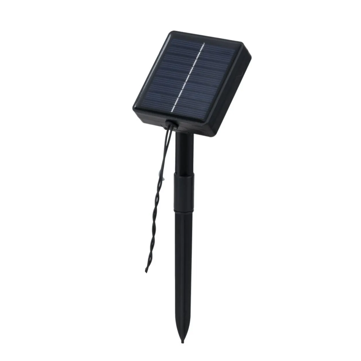 Piquet solaire 20 tiges LED blanc chaud L580xH13,5cm