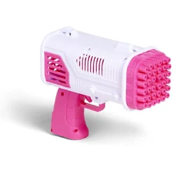 Pistolet à bulles bazooka 36 buses plastique rose < Gifi Sale