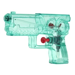 Pistolet à eau enfant plastique translucide 15x3xH9cm (plusieurs modèles)